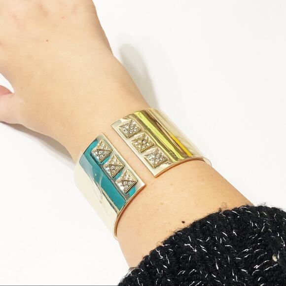 Victoria’s Secret Spike Cuff Hinged Bracelet - Picture 2 of 5